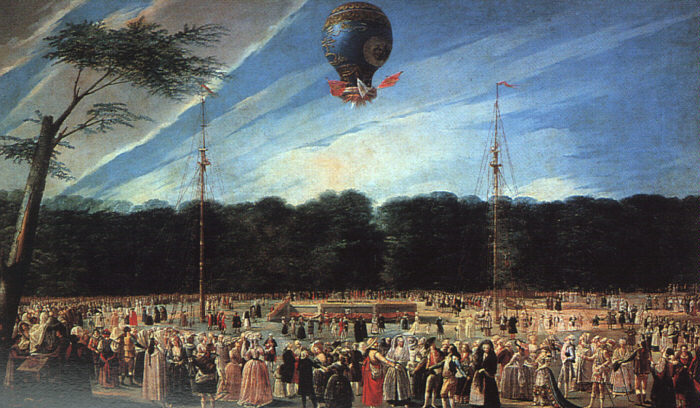 Antonio  Carnicero Balloon Ascent at Aranjuez